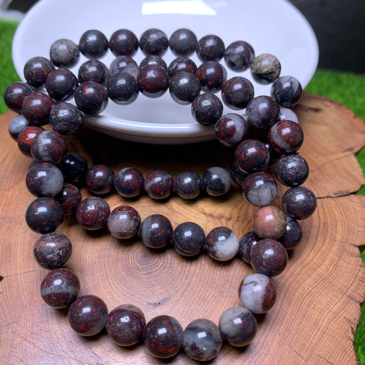 Chicken blood jasper bracelet 8mm 1pc(SL177)