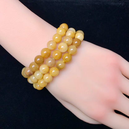 Golden Lace Jade bracelet 8mm 1pc(SL176)