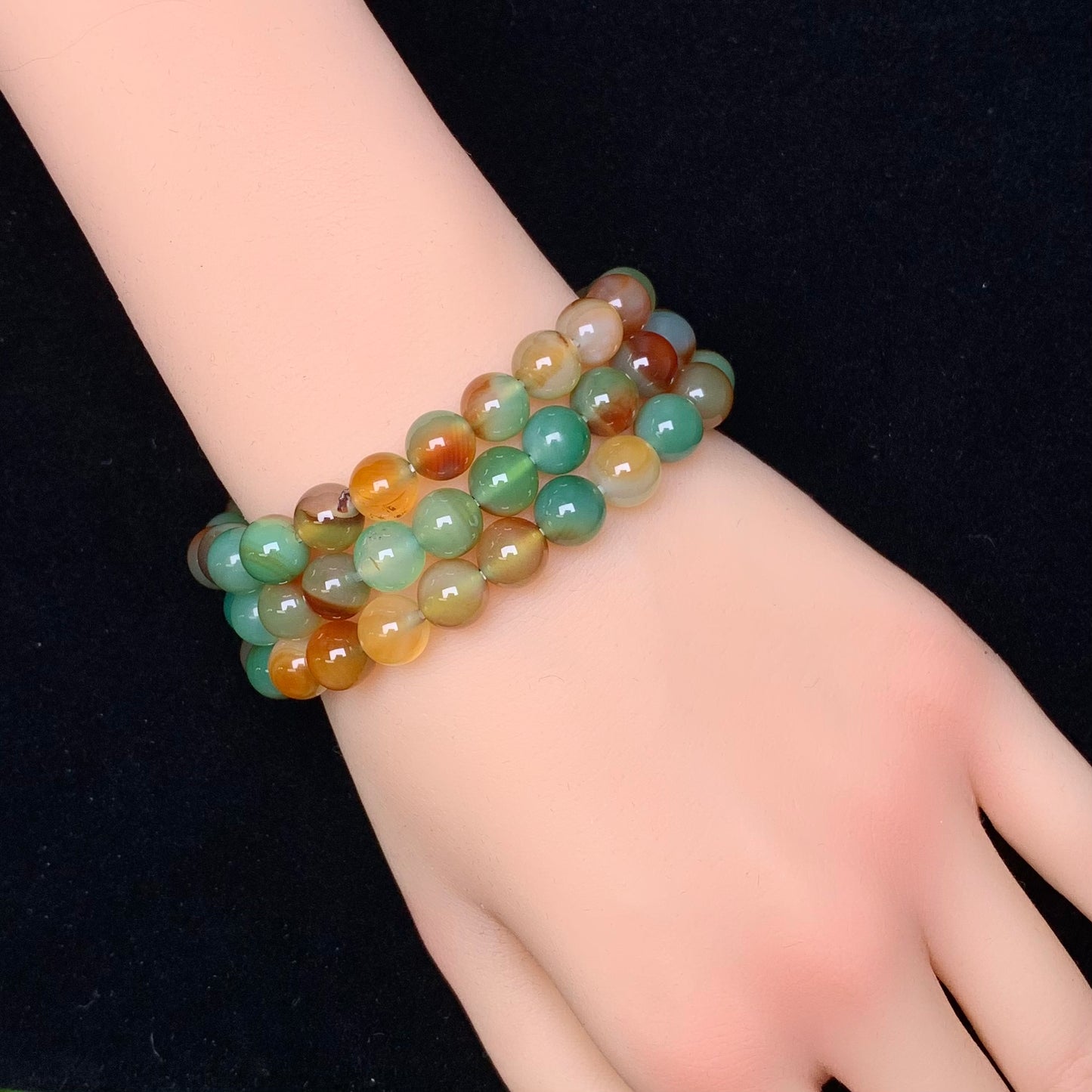 Peacock Agate（DYED） Bracelet 8mm 1pc (SL201)
