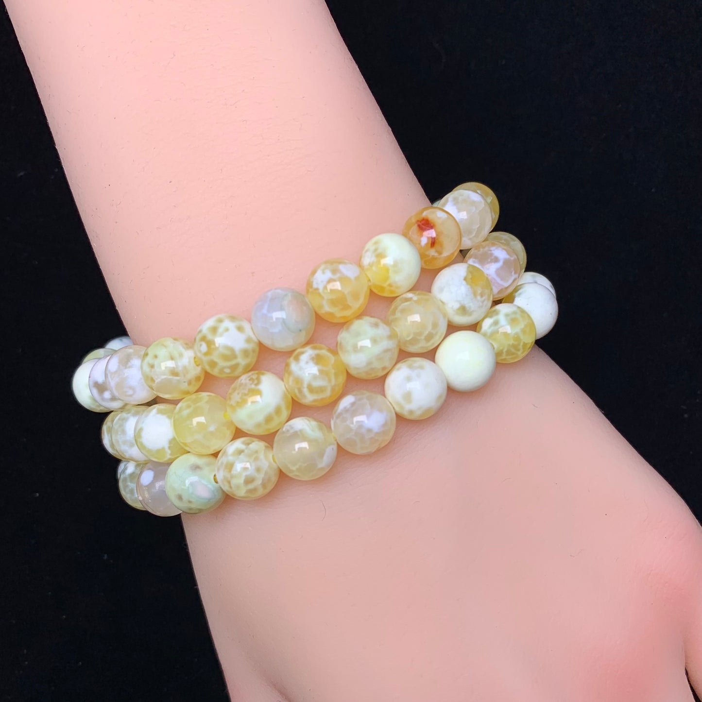 FireFly Agate(DYED) Bracelet 8mm (SL204)