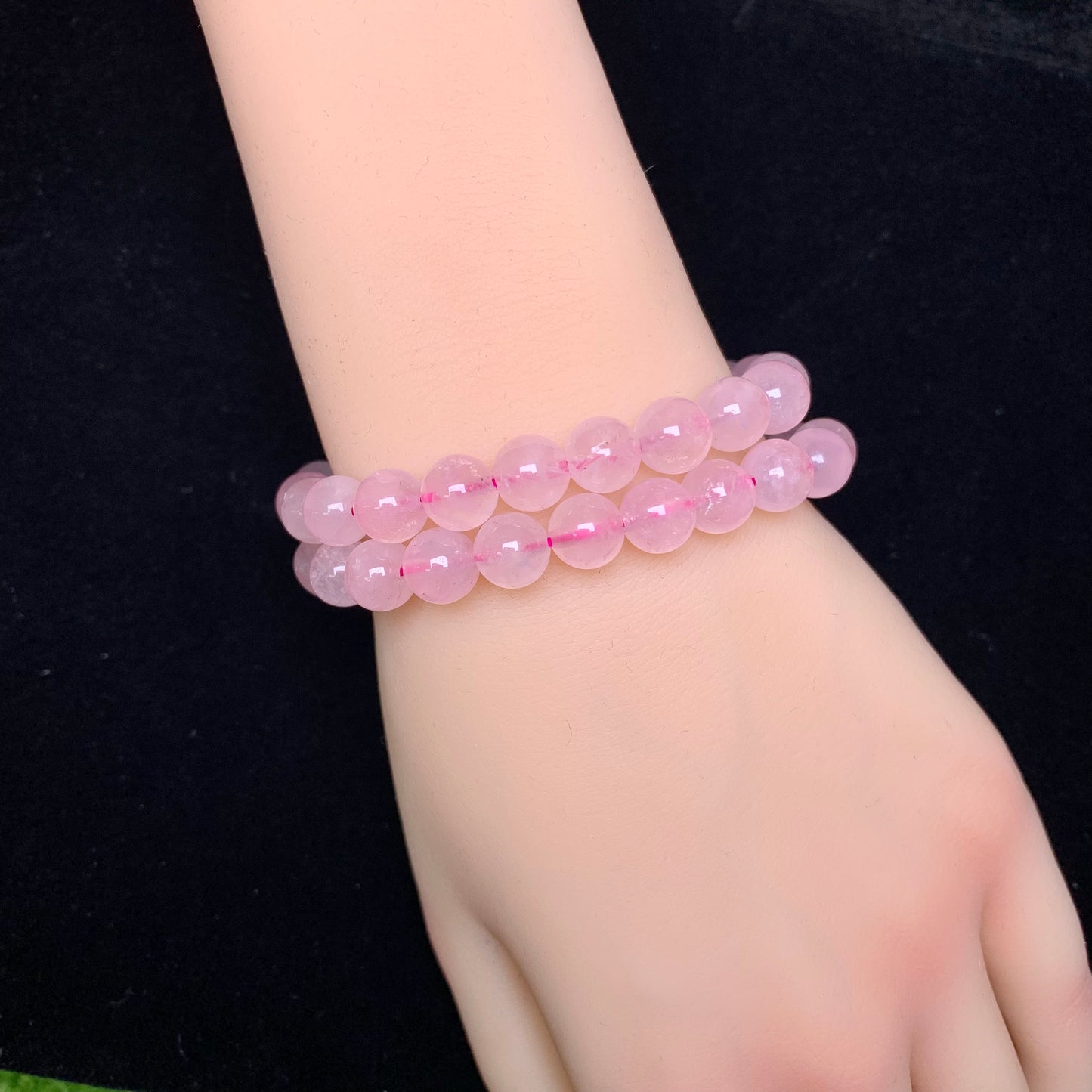 Rose Quartz (enhanced) Bracelet 8mm 1pc (SL225)