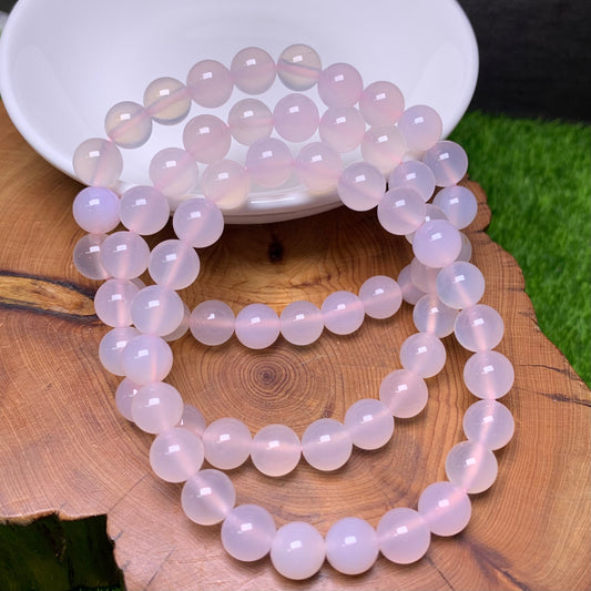 Pink Agate（DYED）Bracelet 8mm 1pc (SL207)