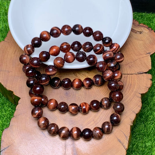 Red Tiger Eye Bracelet 8mm 1pc (SL218)