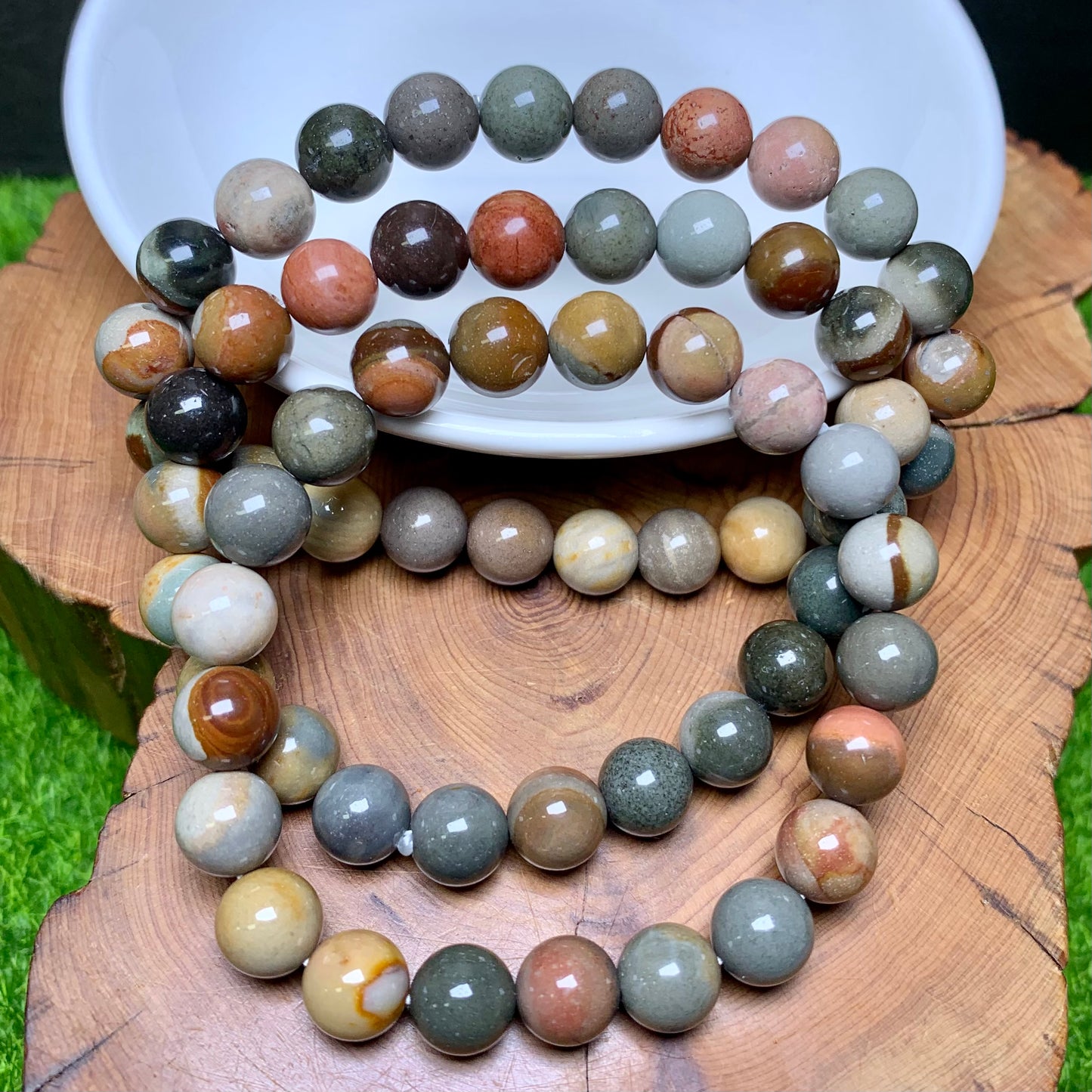 Polychrome Bracelet 8mm 1pc (SL220)
