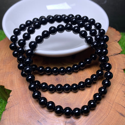 Black onyx bracelet 6mm 1pc(SL184)