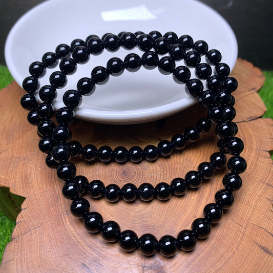 Black onyx bracelet 6mm 1pc(SL184)