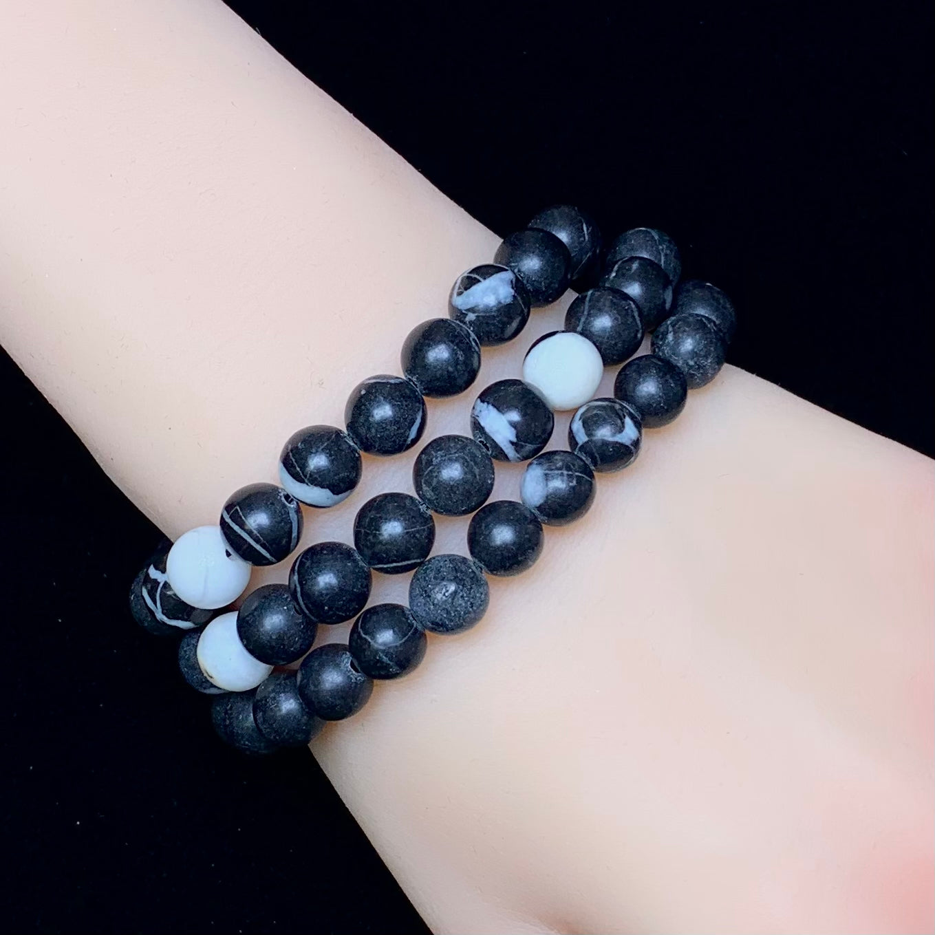 Zebra Jasper Bracelet 8mm 1pc (SL237)