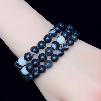 Zebra Jasper Bracelet 8mm 1pc (SL237)