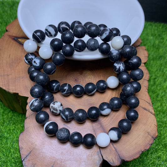 Zebra Jasper Bracelet 8mm 1pc (SL237)
