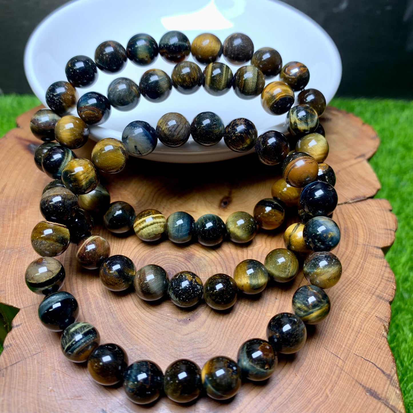 Dream tiger eye bracelet 8mm 1pc(SL195)