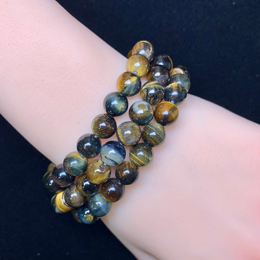 Dream tiger eye bracelet 8mm 1pc(SL195)