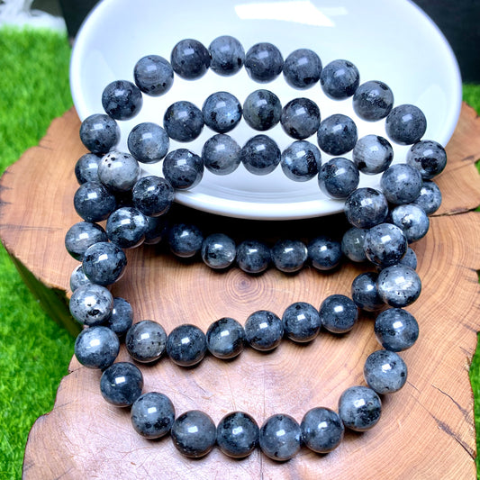 Larvakite bracelet 8mm 1pc(SL197)
