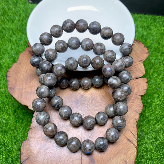 Black Moonstone bracelet 10mm 1pc(SL198)