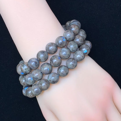 Black Moonstone bracelet 10mm 1pc(SL198)