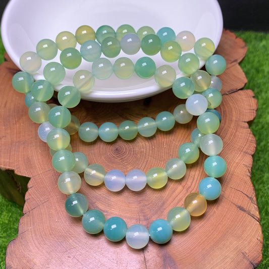 Apple agate(dyed) bracelet 8mm 1pc(SL257)