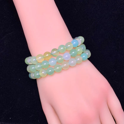 Apple agate(dyed) bracelet 8mm 1pc(SL257)