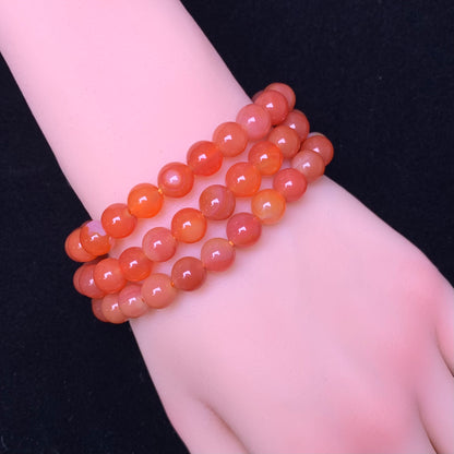 Orange agate(dyed) bracelet 8mm 1pc(SL256)