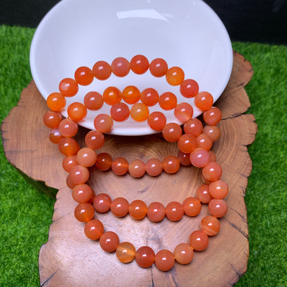 Orange agate(dyed) bracelet 8mm 1pc(SL256)