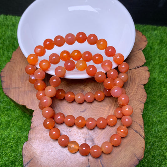 Orange agate(dyed) bracelet 8mm 1pc(SL256)