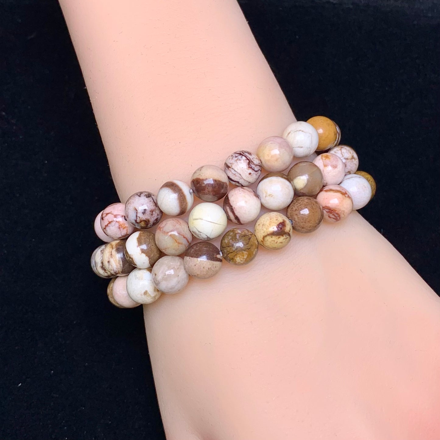 Australia Zebra Jasper bracelet 8mm 1pc(SL261)