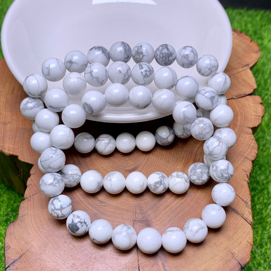 Howlite bracelet 8mm 1pc(SL260)