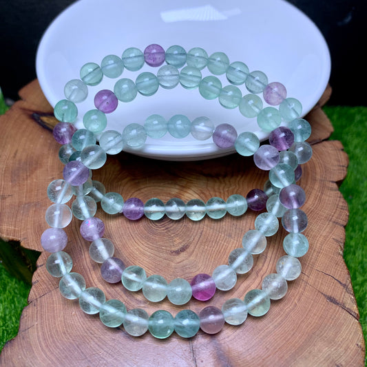 Fluorite bracelet 6mm 1pc(SL263)