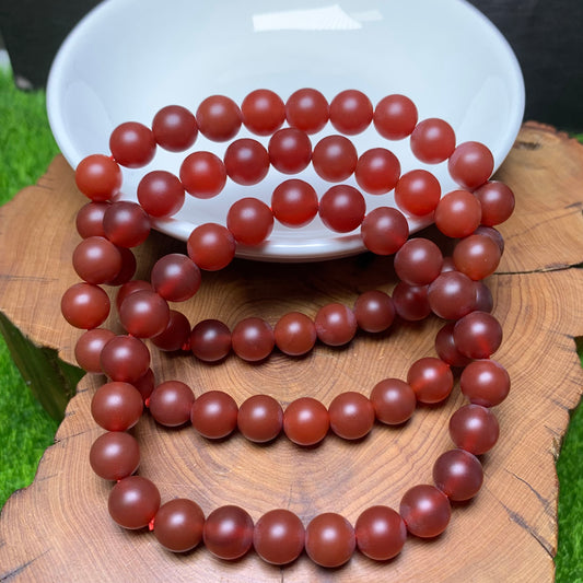 Matt carnelian bracelet 8mm 1pc(SL262)