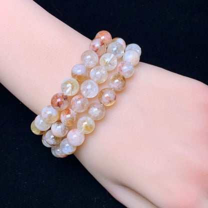 Milky Citrine( heat treated) Bracelelt 8mm 1pc (SL242)