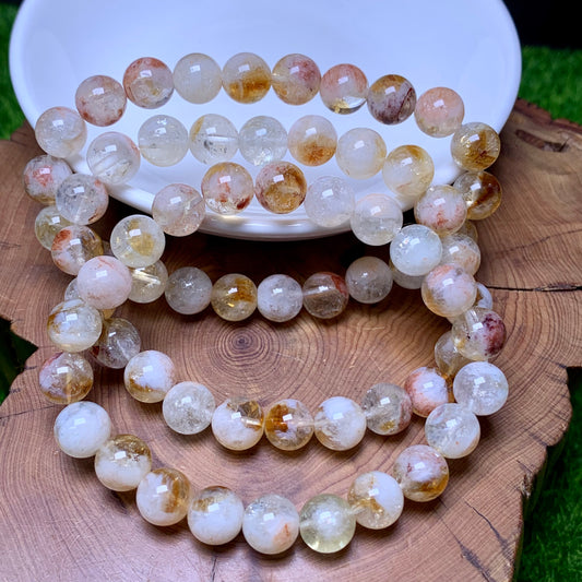 Milky Citrine( heat treated) Bracelelt 8mm 1pc (SL242)