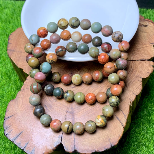Cherry Jasper Bracelet 8mm 1pc (SL245)
