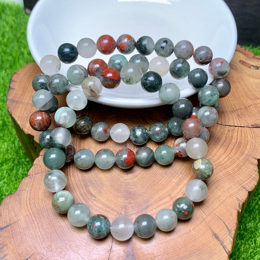 African Blood Stone Bracelet 8mm 1pc （SL247)