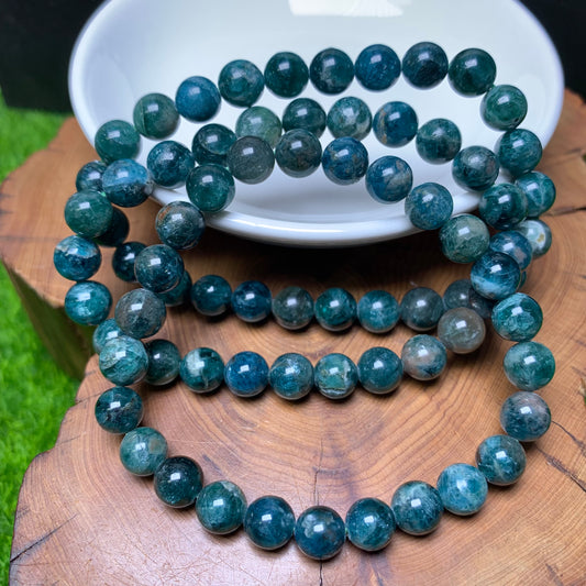 Green Apatite bracelet 7mm 1pc(SL271)
