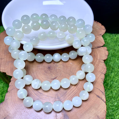 Green moonstone bracelet 8mm 1pc(SL272)