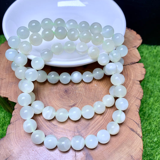 Green moonstone bracelet 8mm 1pc(SL272)