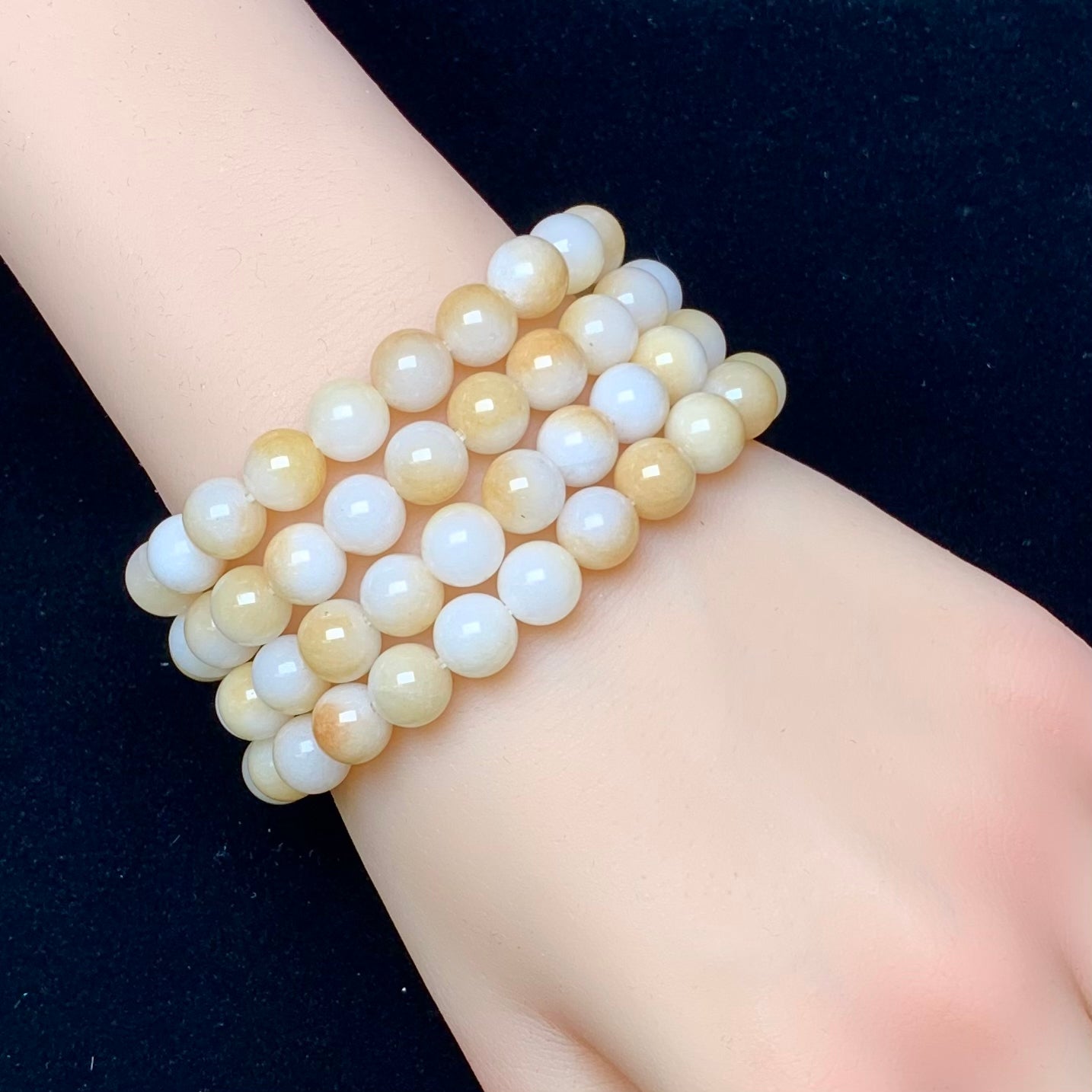 Bread Chalcedony (DYED） Bracelet 8mm 1pc (SL286)