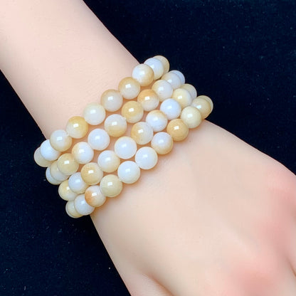 Bread Chalcedony (DYED） Bracelet 8mm 1pc (SL286)
