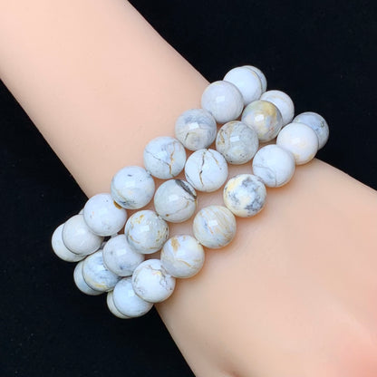 White Opal Bracelet 11mm 1pc (SL289)