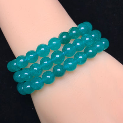Teel Chalcedony(DYED) Bracelet 8mm 1pc (SL281)
