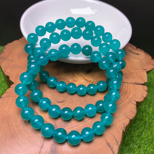 Teel Chalcedony(DYED) Bracelet 8mm 1pc (SL281)