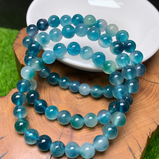 Devil Blue Chalcedony（DYED）Bracelet 8mm 1pc (SL282)