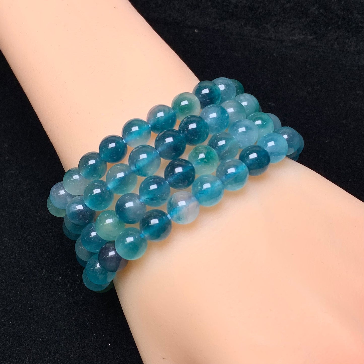 Devil Blue Chalcedony（DYED）Bracelet 8mm 1pc (SL282)