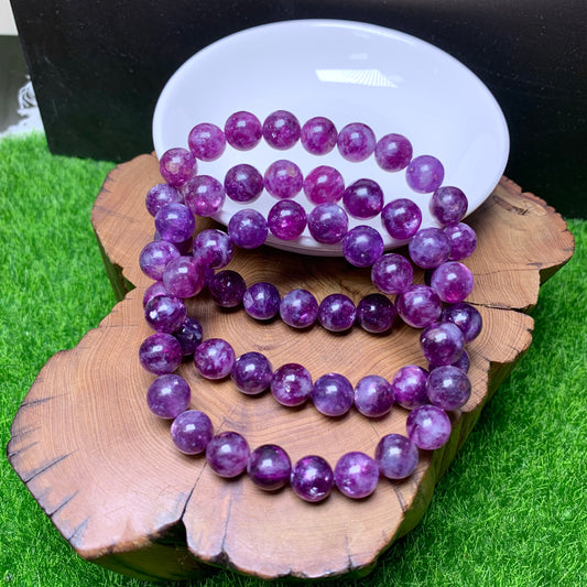 Purple Emerald Quartz Bracelet 9mm 1pc (SL279)