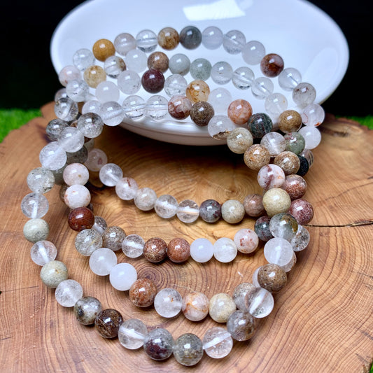 Garden quartz bracelet 6mm 1pc(SL270)