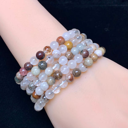 Garden quartz bracelet 6mm 1pc(SL270)
