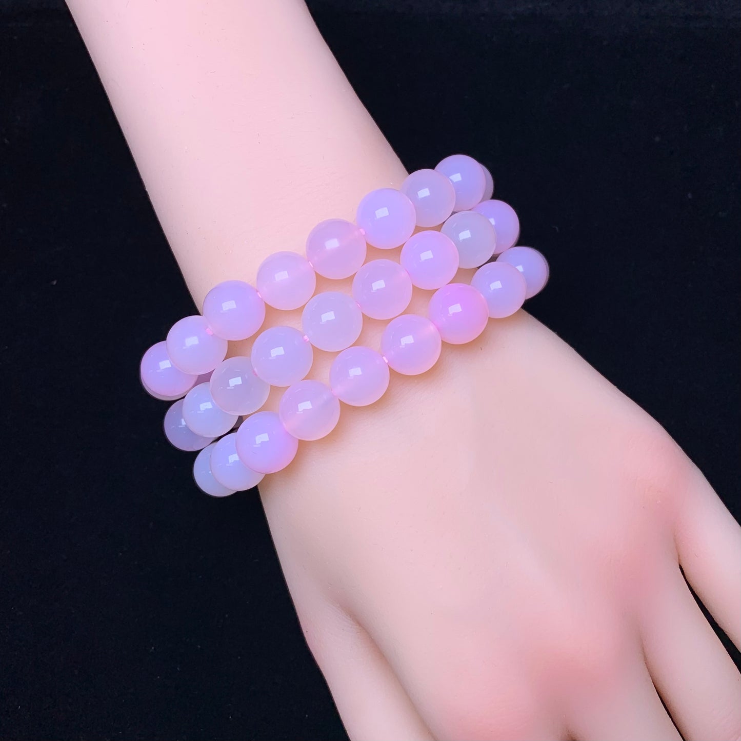 Pink agate(dyed) bracelet 10mm 1pc(SL310)