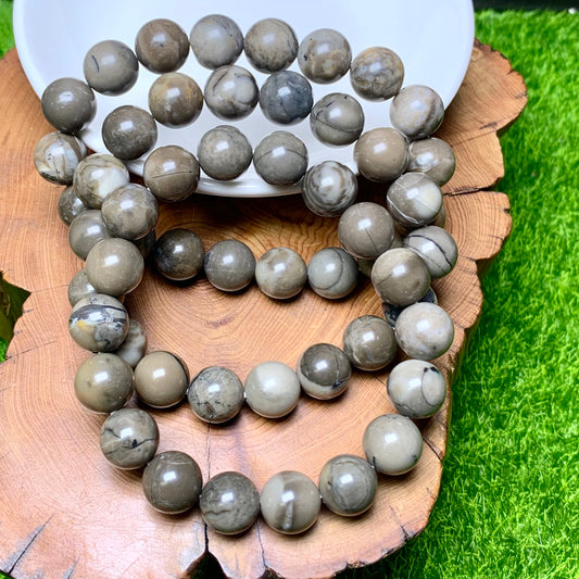 Volcanic agate(UV LAMP changes color) Bracelet 10mm 1pc (SL298)