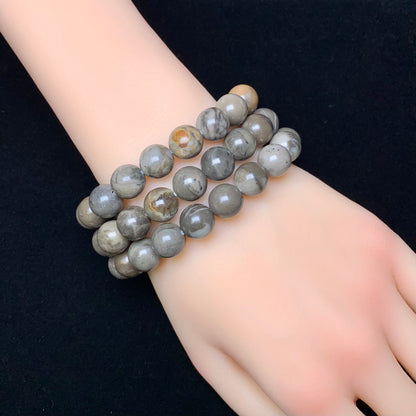 Volcanic agate(UV LAMP changes color) Bracelet 10mm 1pc (SL298)