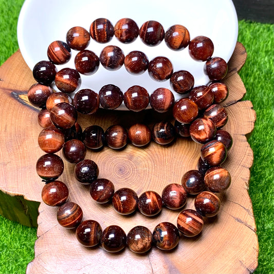 Red Tiger Eye Bracelet 10mm 1pc (SL302)