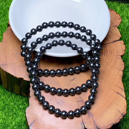 Hematite Bracelet 6mm 1pc (SL299)