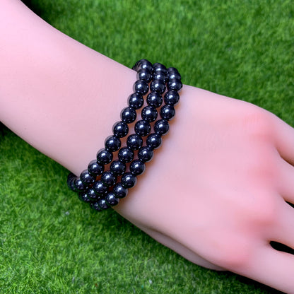 Hematite Bracelet 6mm 1pc (SL299)